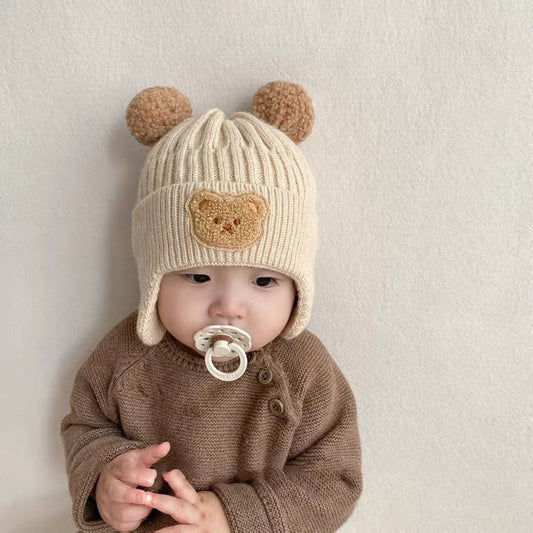 Hat Woolen Boys Thickened Keep Warm Kids' Headwear