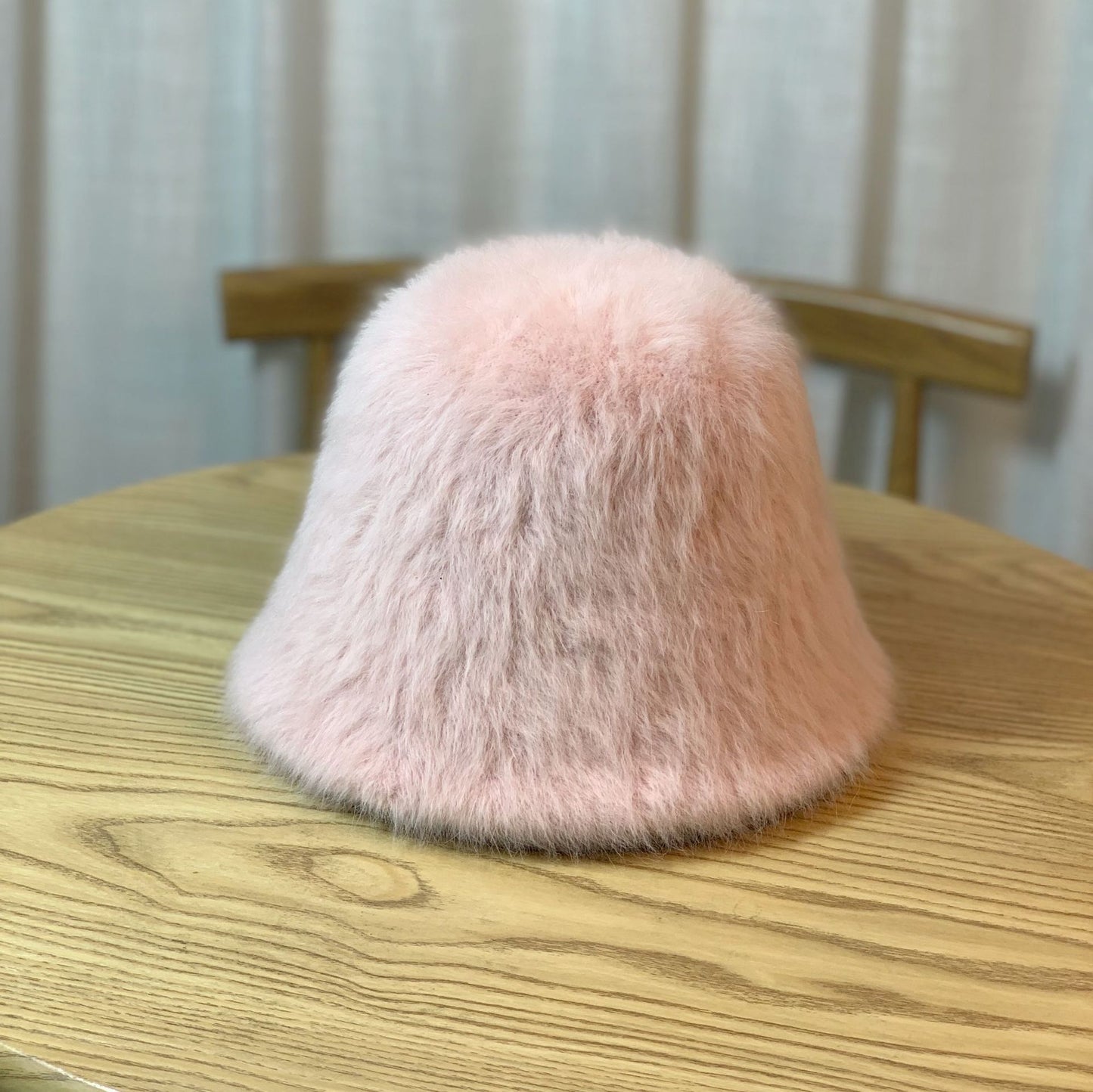 Women's Mink Fur Minority Style Solid Color Hats & Caps