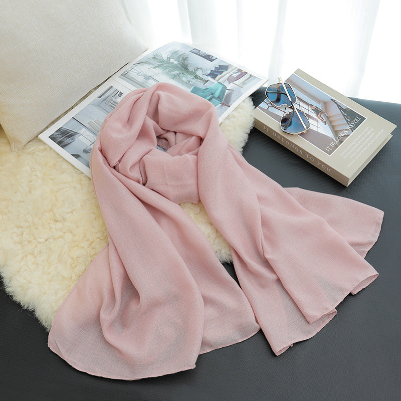 Women's Cotton Linen Square High-grade Artistic Versatile Scarfs