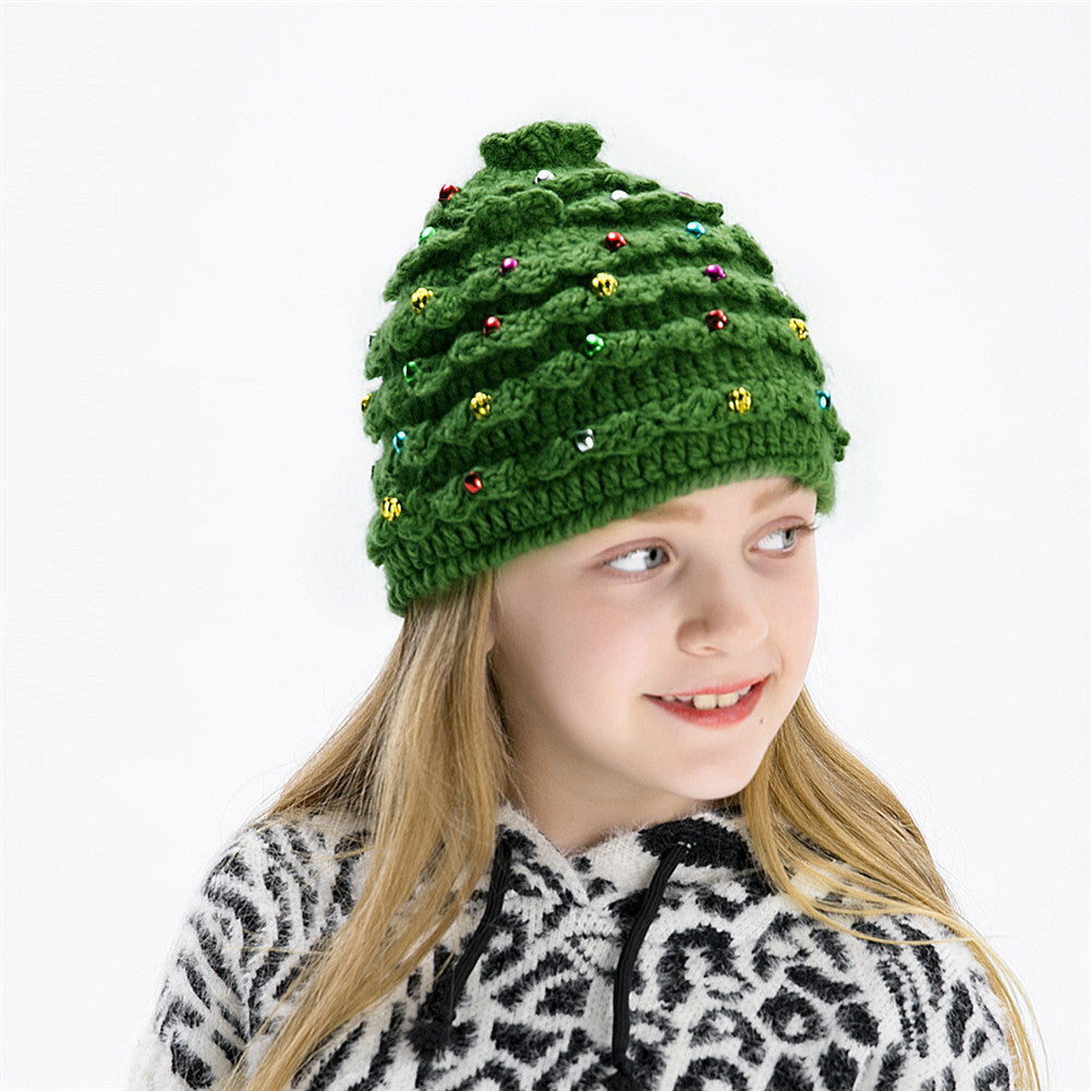 Hat Western Christmas Adult Tree Woolen Kids' Headwear