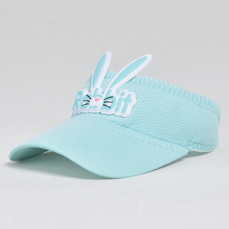 Children's Summer Hat Cartoon Rabbit Topless Male Female Sun Kids' Headwear