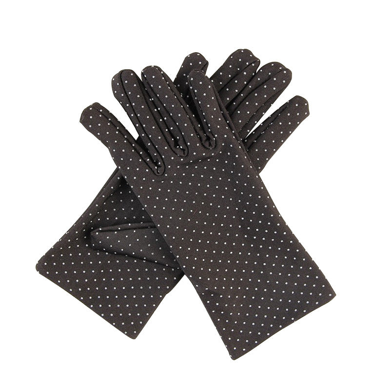 Women's High Elastic Sunscreen Spandex For Short Gloves