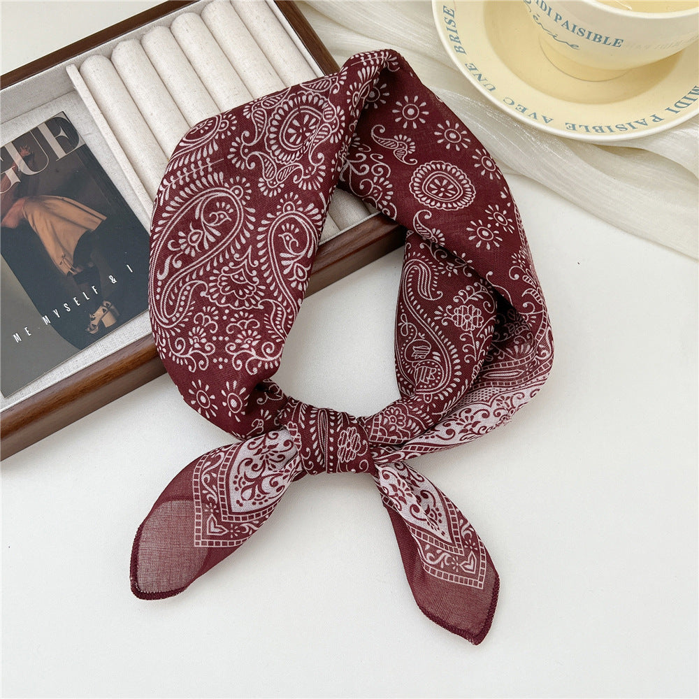 Women's Towel Fresh Breathable Soft Literary Decoration Scarfs