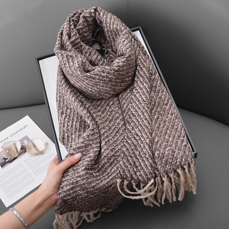 Women's Intellectual Elegant High-grade Twill Fashion Trendy Scarfs