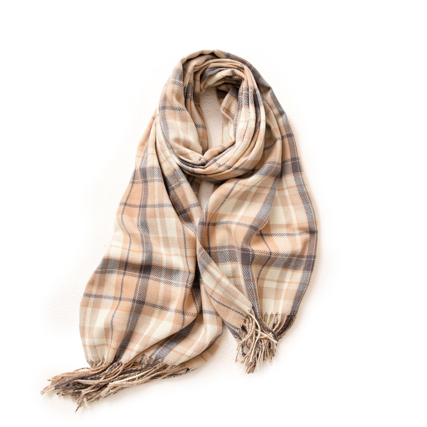 Women's Winter Plaid Artificial Cashmere Shawl Street Scarfs