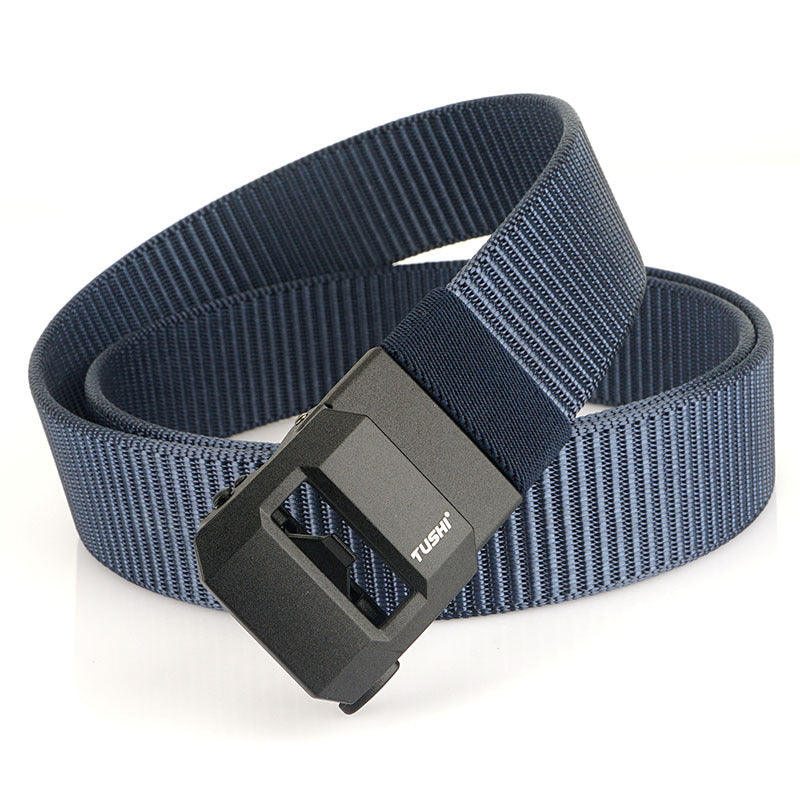 Men's Tactical Mechanical Style Fashionable Casual Canvas Belts