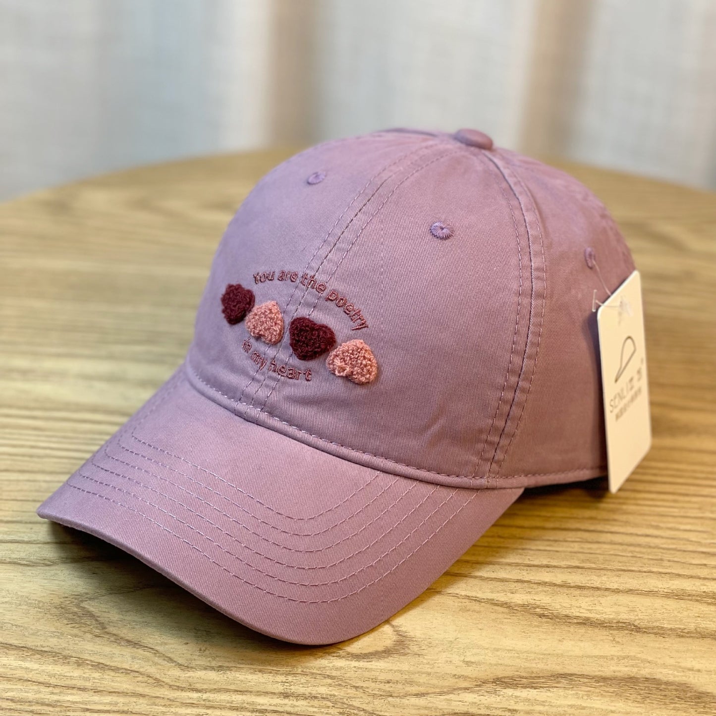 Men's Fresh Love Baseball Hat For Soft Top Versatile Hats & Caps