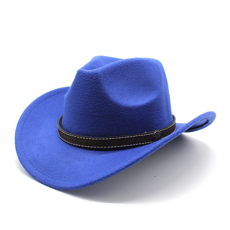 Women's & Men's Western Cowboy Hat Felt Ethnic Style Hats & Caps