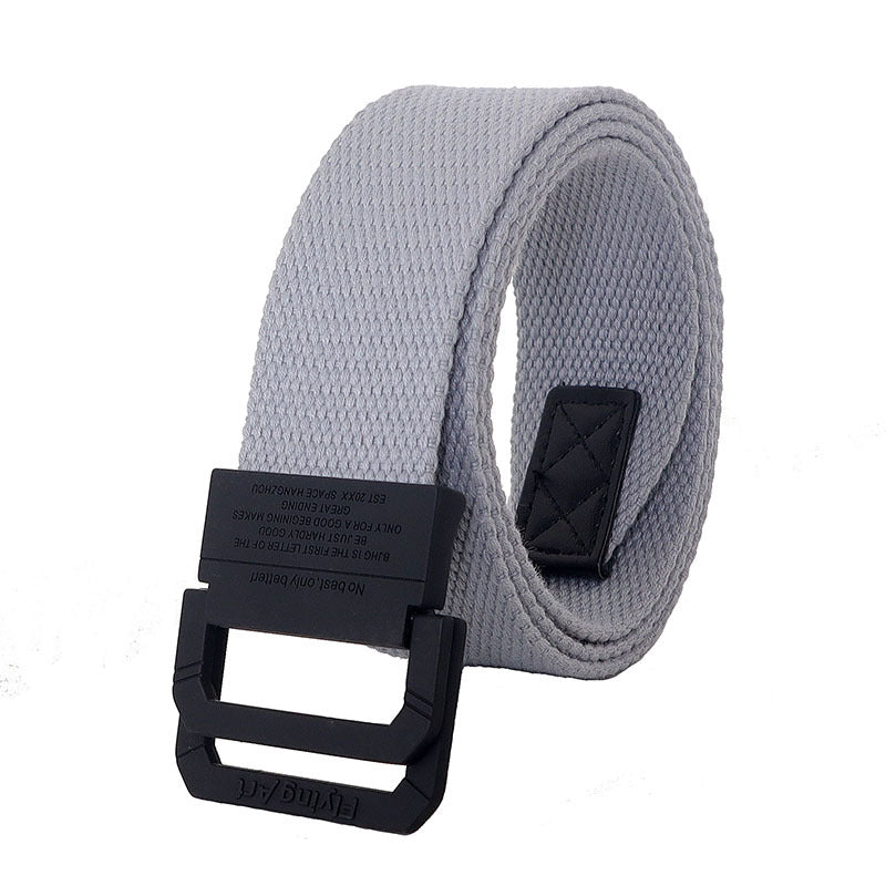 Women's & Men's Casual Rubber Effect Paint Pants Alloy Belts