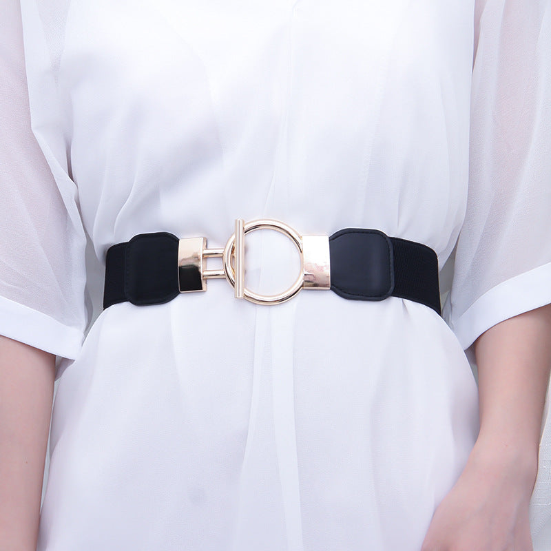 Ladies Decoration Wide Simple Decorations Versatile Matching Dress Belts