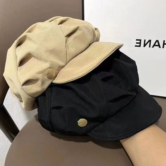 Women's Style Octagonal Beret Outdoor Peaked Minimalism Sun Hats & Caps