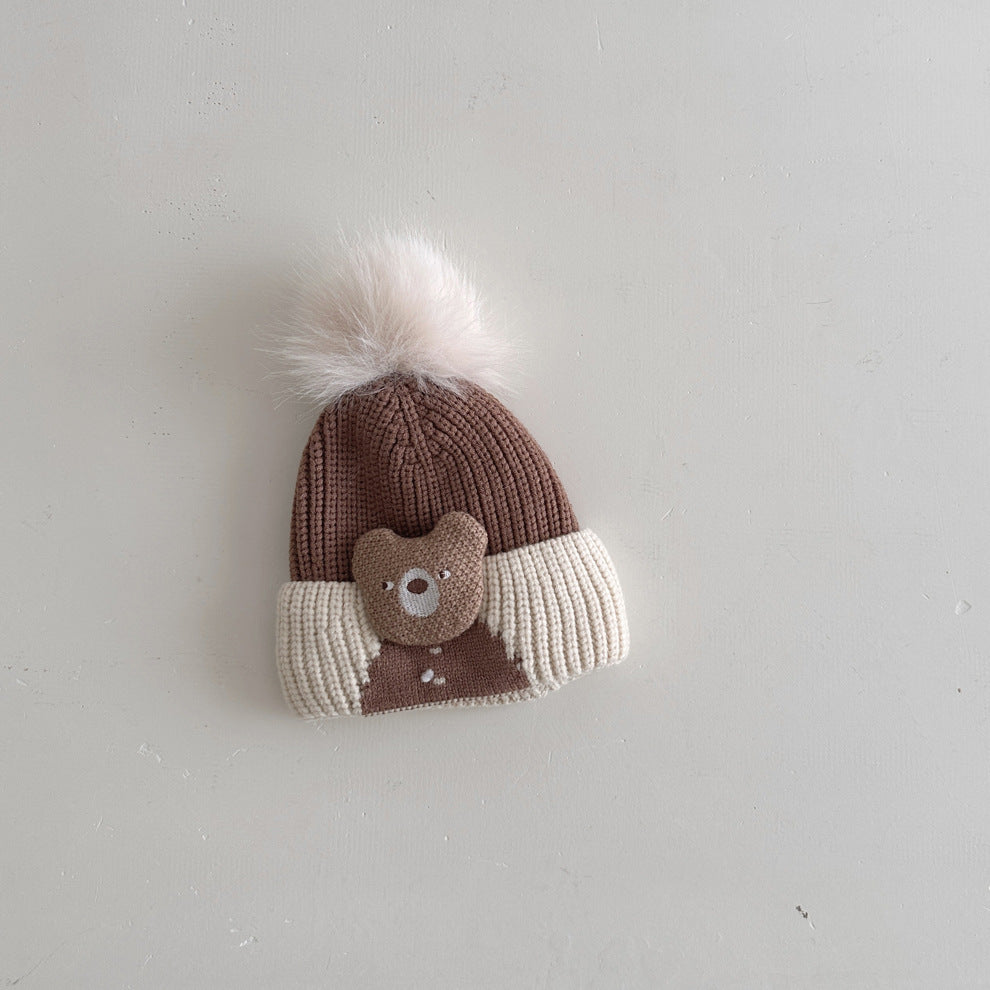 Hat Winter Cute Fashion Cartoon Boy Kids' Headwear