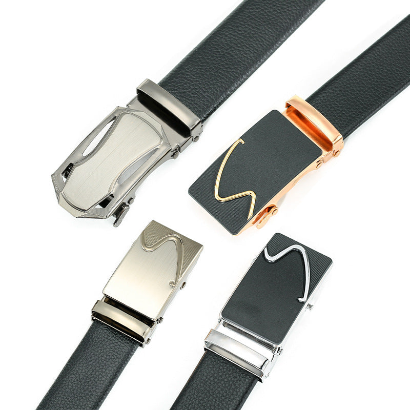 Men's High-grade Automatic Buckle Casual Simple Trendy Belts