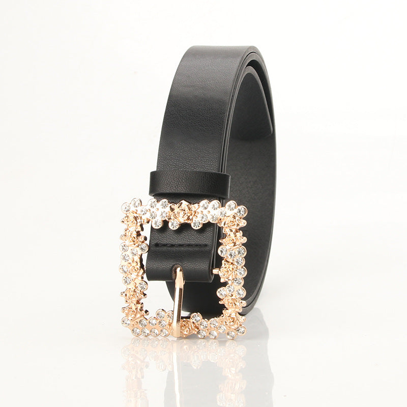 Women's Fashion Classic Alloy Pin Buckle Decorative Belts