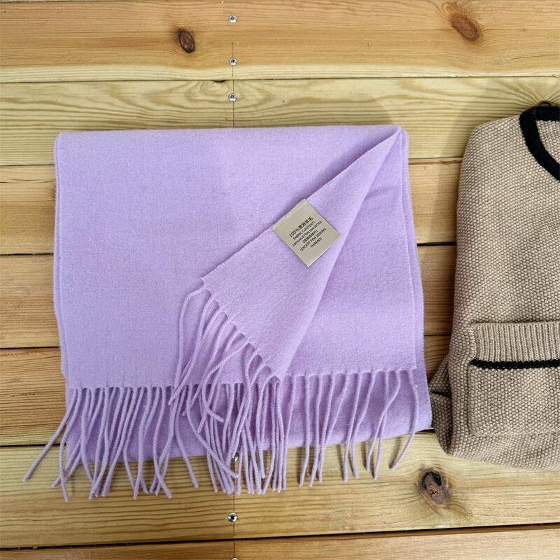 Women's High-grade Color Australian Cashmere Solid Winter Scarfs