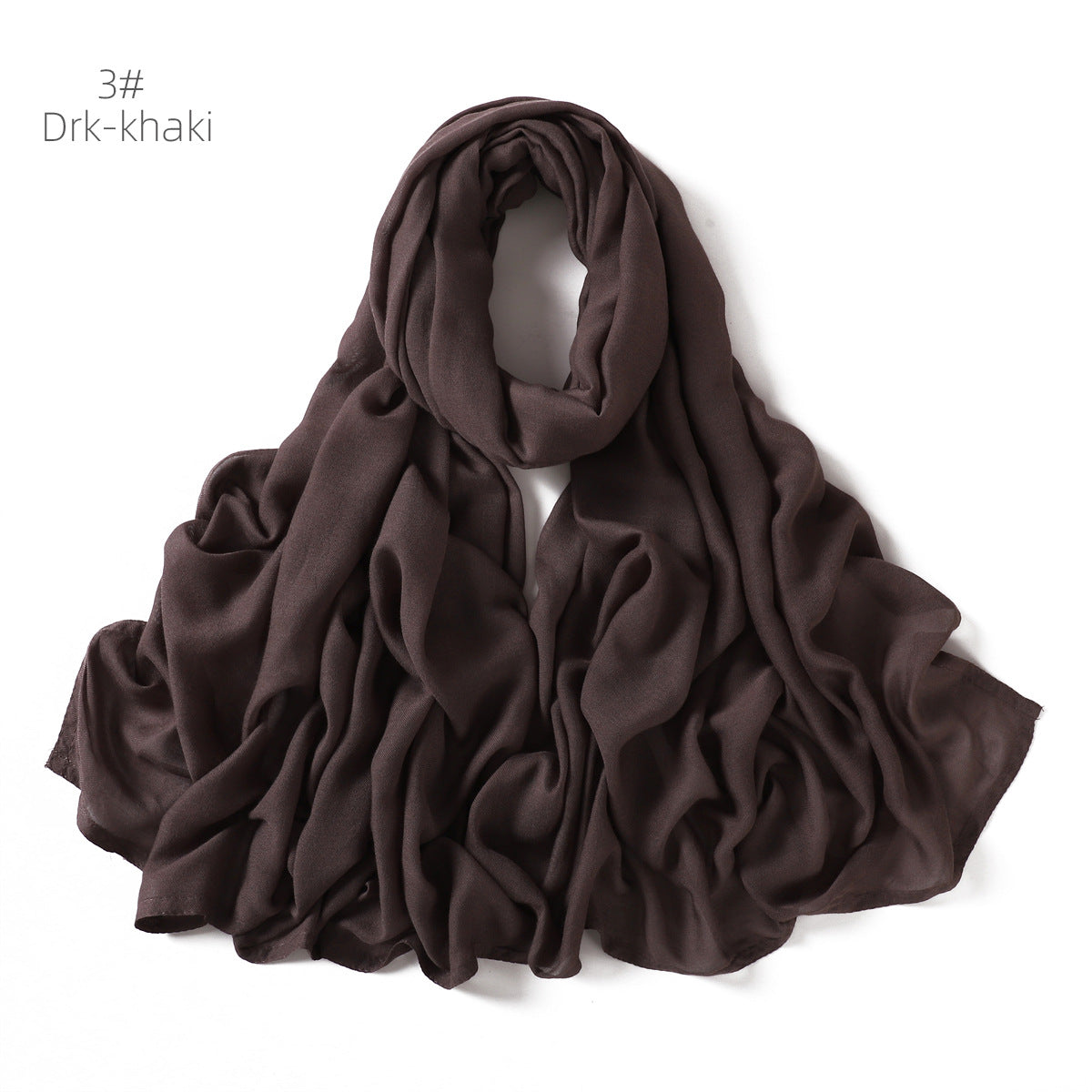 Modal Monochrome Rayon Breathable Shawl Cotton Linen Scarfs