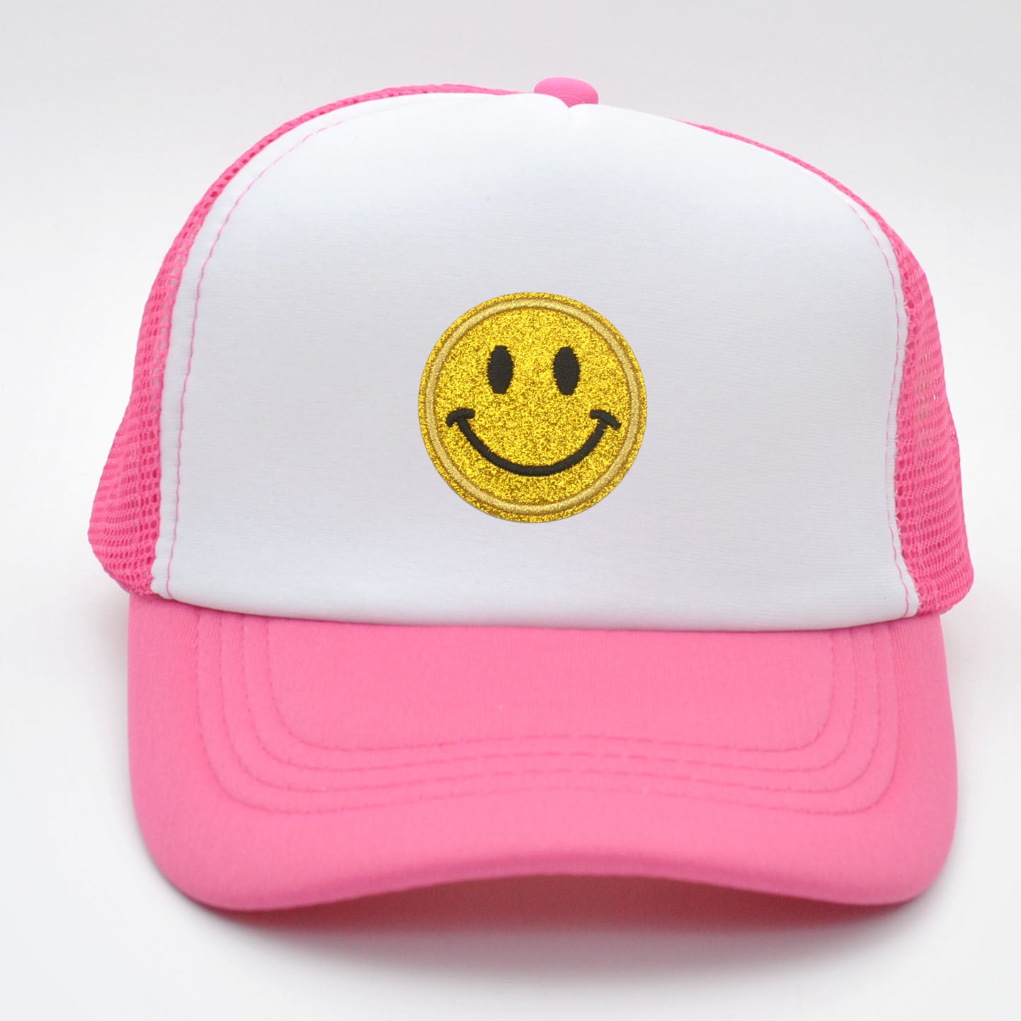 Children's Smiley Face Mesh Fashion Baseball Outdoor Kids' Headwear