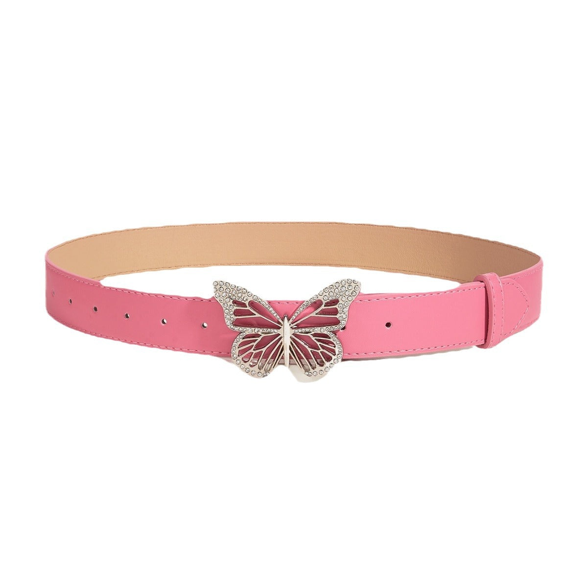 Women's Rhinestone Snap Versatile Simple Retro Decorative Belts