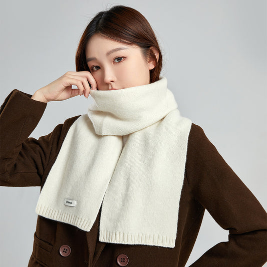 Women's Wool Korean Warm Knitted Outerwear Short Scarfs