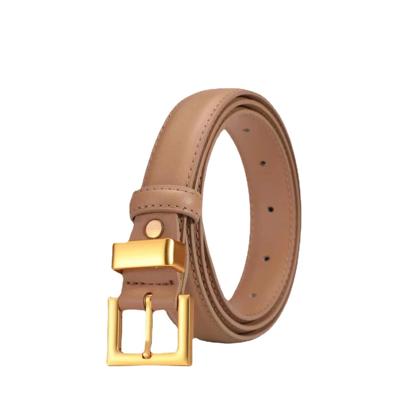 Women's Cowhide Decorative Jeans Fashionable High-grade Waist Belts