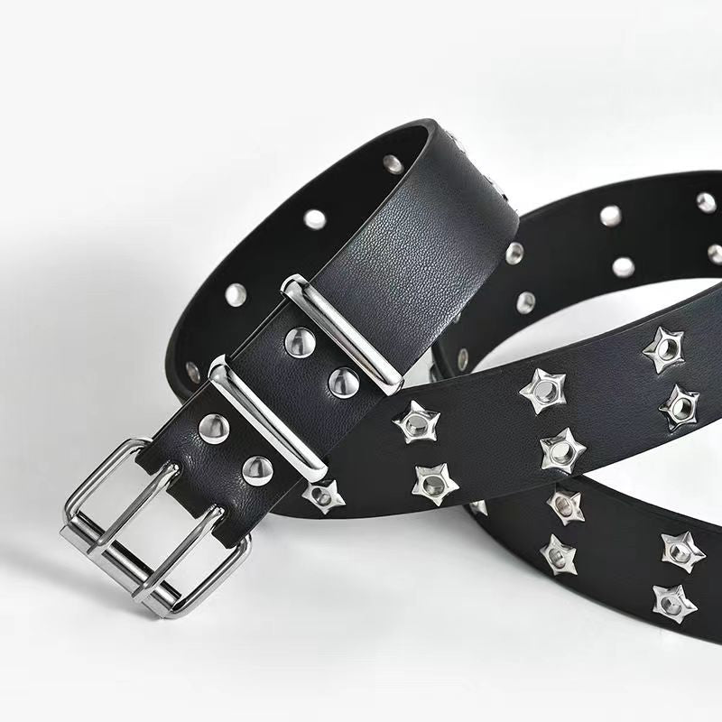 Women's Korean Trend Air Hole Pin Buckle Belts